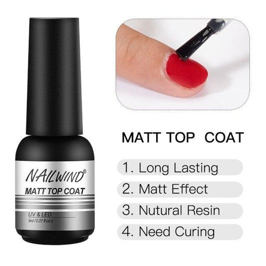 NEW TREND Modern fashion Red Gel Nail Polish For Nails Permanent UV LED 8ml Matte Glossy High Quality Fashion Design For Women and Ladies