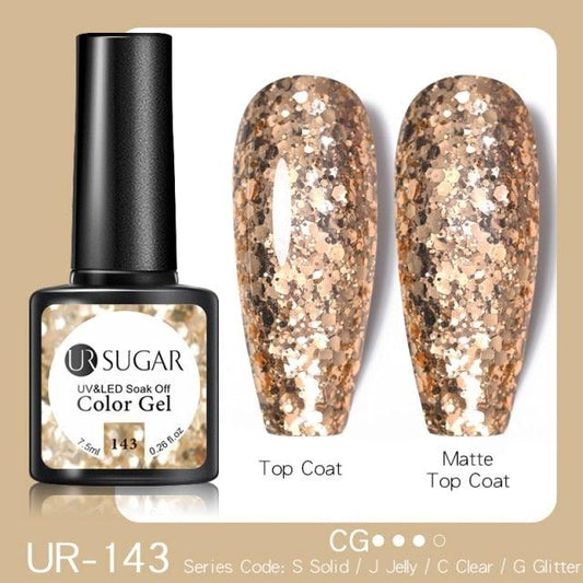 2022 New Reflective Glitter Nail Gel 8ml Permanent UV/LED Glossy Effect Popular Diamond Nail Gel Design For Womens