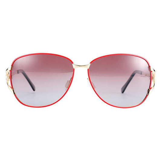 Elegant Women Gradient Luxury Polarized Sunglasses Luxury Round Eyewear With Metal High Quality Frame lunette de soile