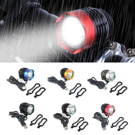 Mountian Bike Front Lamp 1800LM Bicycle Headlight Cycling Headlamp Battery Pack Charger 3 Modes Bike Headlight Waterproof LEDs Bicycle Light Mountain Bike Front Light Headlamp Bike Light