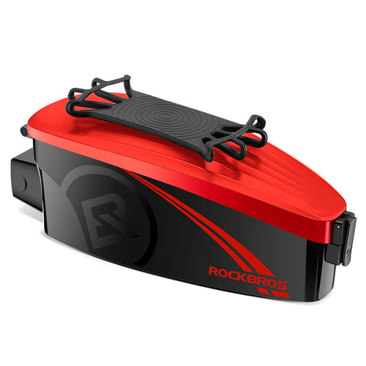 Rainproof Bike Bag For 4-6.5' Front Phone Bag Special PC Hard Shell With Free Rain Cover Motorcycle Bike Accessories Bike Phone Bag Bike Pouch Top Tube Bag Bicycle Front Frame Bag Waterproof Bike Accessories Bag Phone Holder Compatible With Smartphones