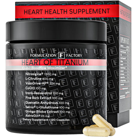 Heart of Steel — L-Citrulline, CoQ10 & Resveratrol Capsules | VitalDrive