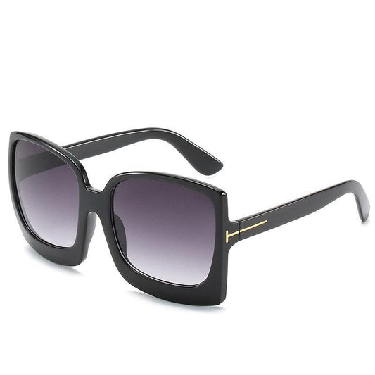 Fashion Oversized Women Square Big Frame Graduent Woman and Lady Sunglasses Brand Designer with UV400 Protection gafas de sol mujer