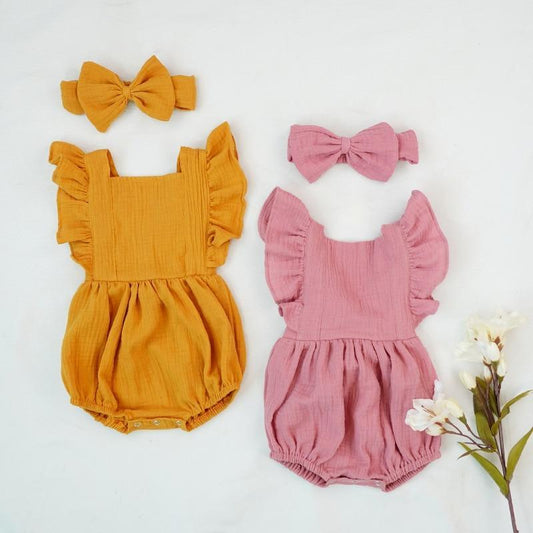 Newborn Bodysuits Baby Clothes Summer Bodysuit Cotton One-Piece Jumpsuit Soft In elegant Modern Style