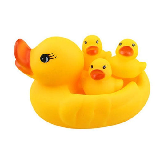 Baby Shower Bath Toys Little Duck Set Baby Kids Toy Storage Mesh Toy Bag Net Bathroom Organizer Toys For Kids
