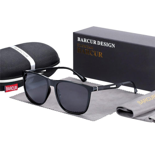 Square High Quality Titanium Sunglasses for Men Polarized Sunglasses With Mirror Gradient Glasses Titanium TR90 Frame Oculos De Sol gafas and UV400 Protection