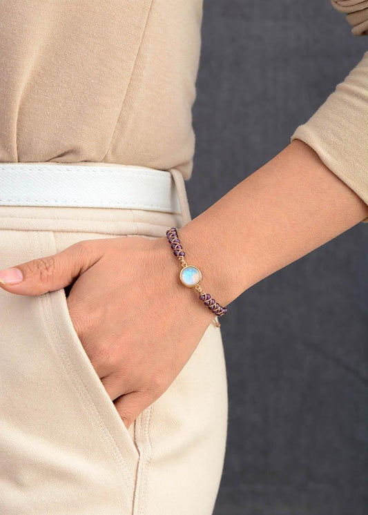 Handmade Luxury Wax Elegant Bracelet With Stone In Modern Colorful Design For Woman and Ladies
