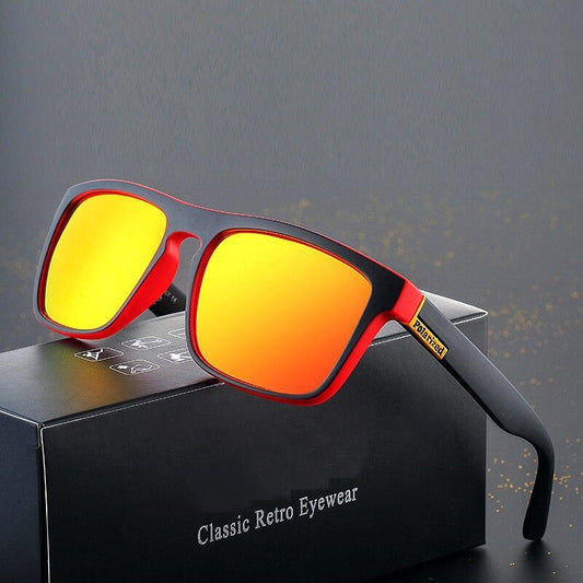 New Square Polarized Retro And Classic Unisex Woman and Men's Sunglasses With UV400 Protection Sports Driving Glasses