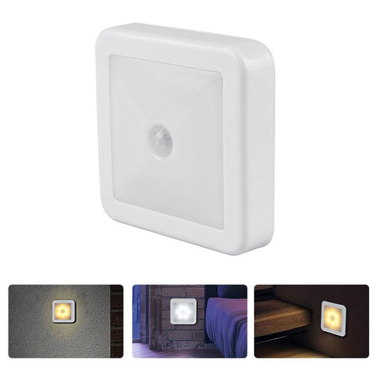 New Night Light Smart Motion Sensor Portable Mobile LED Night Lamp for WC, Stairs and Rooms
