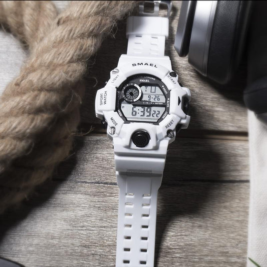 Digital Mens Sports Waterproof 50 M Watches With Auto Date relogio masculino Army Military Sports Unisex Watch