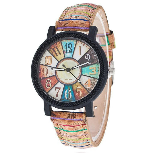 Fashion Casual Vintage Leather Women Quartz Wrist Watch For Women and Girls