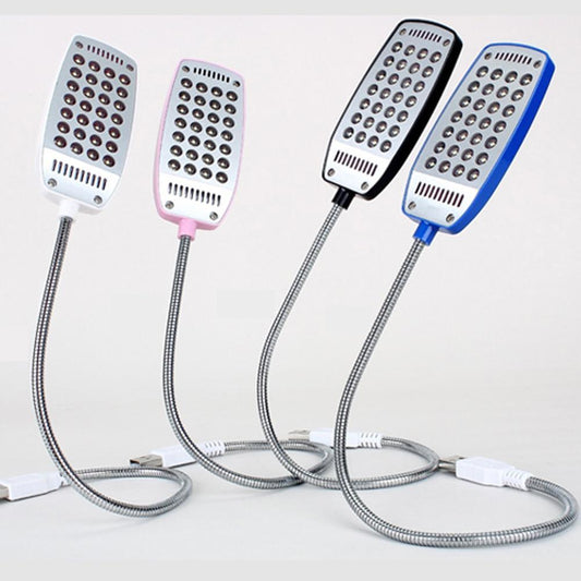 STEVVEX LED Reading Flexibile Lamp LED USB Book light Ultra Bright Flexible 4 Colors for Laptop Notebook and PC Computer