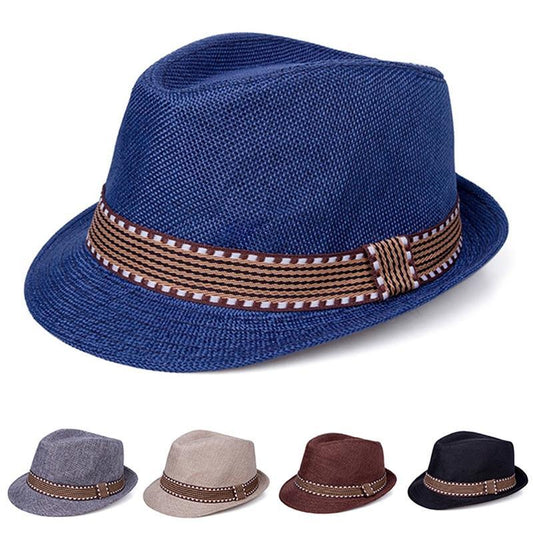 Modern Baby Hat Children Jazz Straw Cap for Baby Boys/Girls Cap Baby Hat For Kids Sun Cap For Kids In Elegant Design