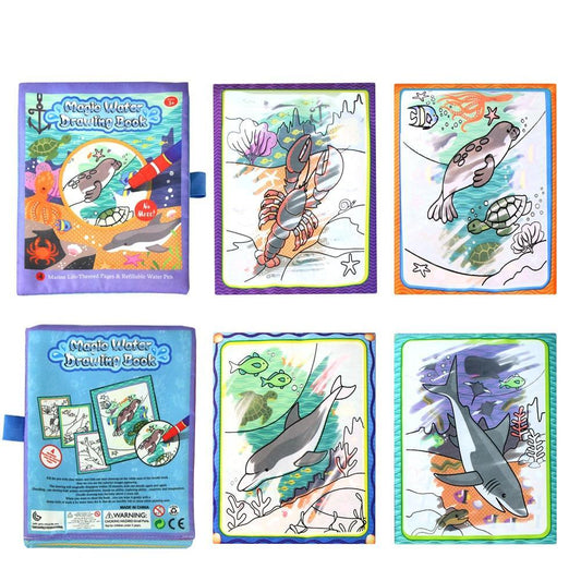 Coolplay Magic Water Drawing Book Coloring Book Painting Board Doodle Book in Drawing Toys Educational Toys