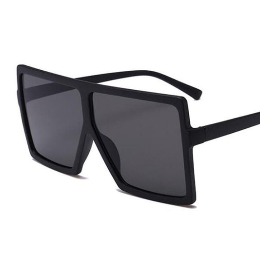 Oversized Luxury Trend New Woman Sunglasses With Black Fashion Square Glasses And Big Frame Sunglasses In Modern Glasses Famous Style