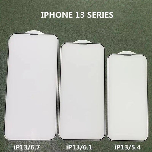 3Pcs Dust Net Protective Glass For iPhone 13 12 11 Pro XS Max XR 12 Mini Full Cover Protector Tempered Glass on iphone 13 14 Pro Soft Flexible Ceramic Film Screen Protector Compatible with iPhone
