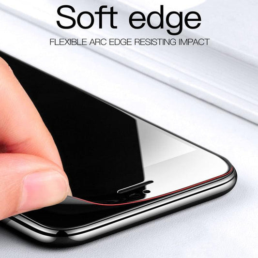 Curved Edge Tempered Glass For iPhone 12 11 Pro Xr X Xs Max Screen Protector For iPhone 6 6s 7 8 Plus SE 2020 Protective Film Real Premium Tempered Glass Film Screen Protector for Iphone