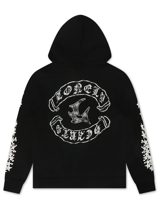 Lonely Hearts Love Me Forever Hoodie - Black