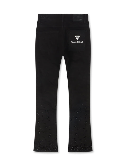 Valabasas Sheam Stacked Denim Jean - Black