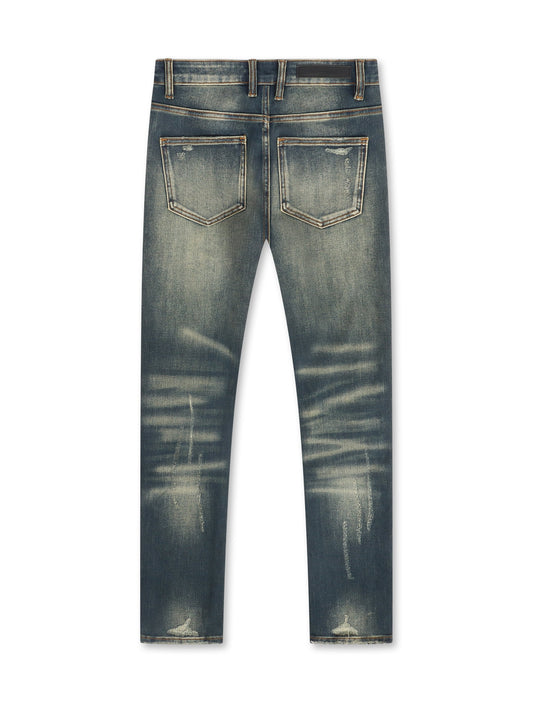Embellish Cactus Skinny Jean - Vintage Wash