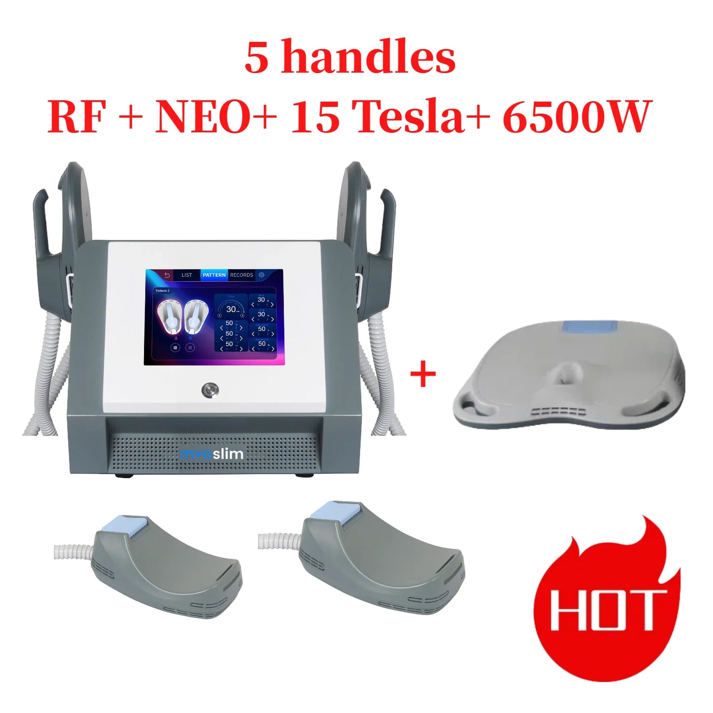 MYOslim Fat Reduction Muscle Training Device Salon Body Sculpting Designed Body Treatment Thighs Buttocks
