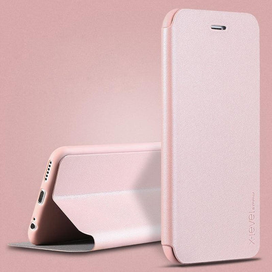 Ultra Thin Slim Case For iPhone 13 12 Case 6S 7 8 Plus X XR XS Max Flip Leather Cover For iPhone 12 11 Pro Max Case Leather Extra Slim Phone Case With Stand Function