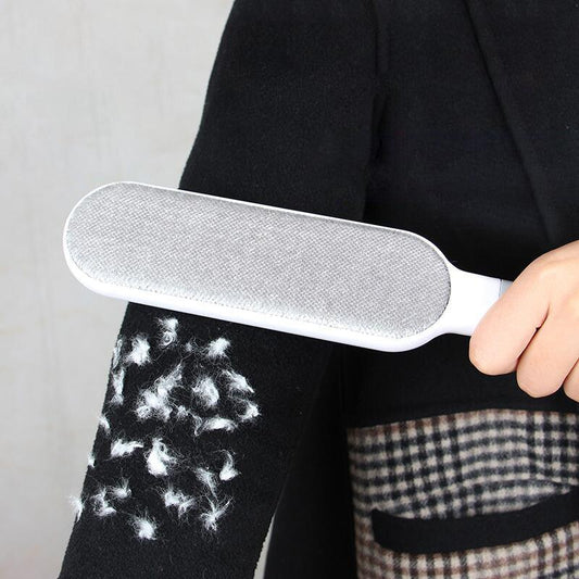 Pet Hair Remover Lint Rollers Brushes Clothes Hairball Remover Brush Dust Sticky Cleaner Fur Clean Pet Hair Tools Reusable Pet Hair Remover with Self-Cleaning Base Pet Hair Double Sided Brush