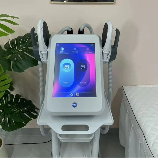 Professional EMS Machine EMS Body Slimming Muscle Stimulation Lose Weight Sculpt Therapy 4 Handle Pelvic Buttock Fat Burner