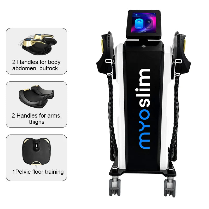 Myoslim Slimming Machine EMS Body Sculpt Machine Electromagnetic Stimulate Sculpting Muscle Fat Burning Weight Lose Equipmen