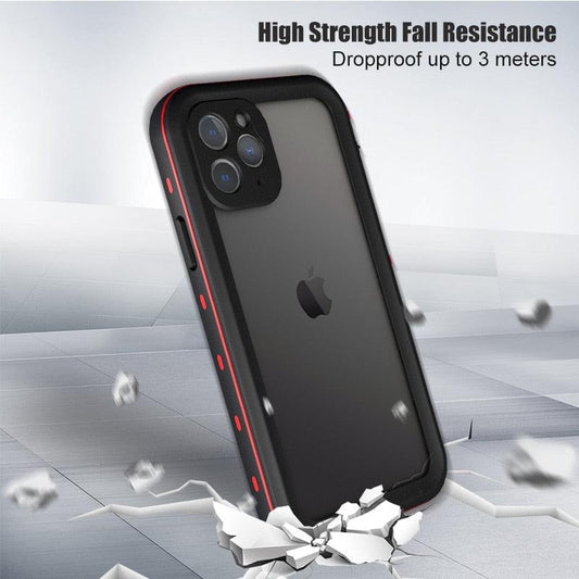Waterproof Case For iPhone 14 13 12 11 Pro Max 14Plus 12Pro Durable Water Proof Cover Sport 360 Protect iPhone12 Mini Waterproof Case for iPhone Drop Resistant Iphone Clear Back