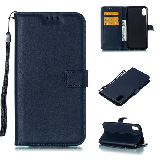 Solid Color Leather Wallet Case For iPhone 14 XS MAX 11 Pro 12 mini 13 Flip Cover Card Slot Mobile Phone Case Wallet Mobile Phone Case Leather Flip Case Wallet Colorful Protective Case