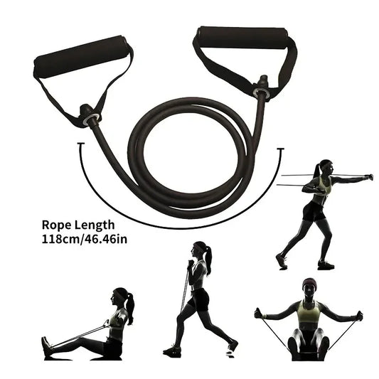Resistance Bands with Handles — Home Gym Strength Training Set