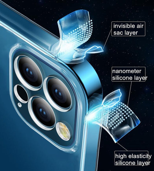 Ultra Thin Clear Soft Silicone Phone Case For iPhone 14 13 12 11 Pro Max XS X XR 7 8 Plus Mini Shockproof Protect Cover Crystal Clear Anti-Scratch Case Protect the Camera Lens Shockproof Bumper Cover Phone Case