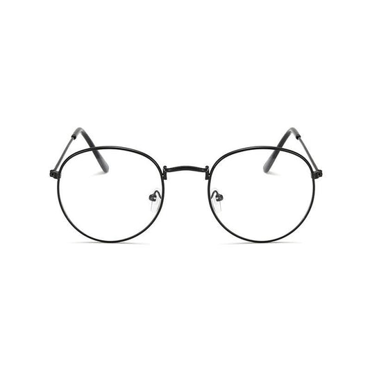 Anti Blue Light Glasses Computer Goggles Eye Protection For Men And Women Fashion Round Anti Blue Light Eyeglasses Reading Glasses Metal Spectacles For Men Women Eyewear Eyeglasses Frame Diopter 0 To 4.0