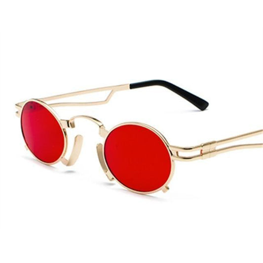 Anti Reflective Retro Eyeglasses Metal Oval Shape Sunglasses For Women & Men Retro Design Sun Glasses For Unisex New Colorful Frames New Popular Design