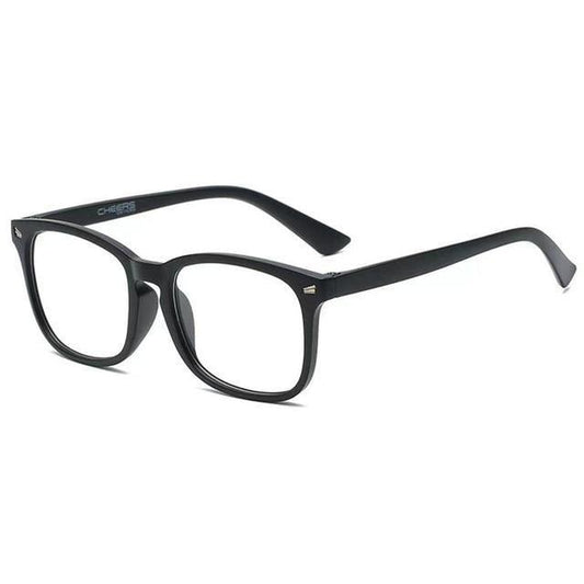 Black Square Decorative Glasses Women Anti-Blue Light Computer Glasses Big Size Reading Glasses Eyeglasses Blue Light Filter Computer Glasses for UV Blocking Anti Eyestrain Gaming Glasses Anti-glare blocker eyewear Protection for Men Women
