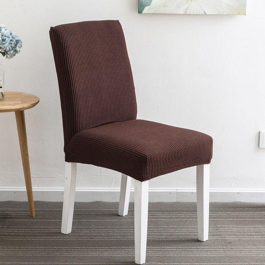 Chair Cover Polyester Fiber Elastic Stool Cover Hotel Restaurant Chair Antifouling Cover Washable Spandex Kitchen Chair Covers for Dining Room Christmas Decoration Holiday Party Protector for Kitchen