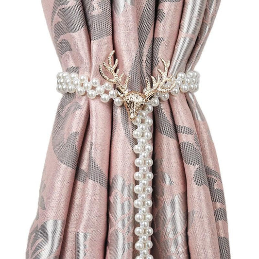 Curtain Tieback High Quality Elastic Holder Hook Buckle Clip Pretty And Fashion Polyester Decorative Home Accessories Modern Simple Style Curtain Tie Backs