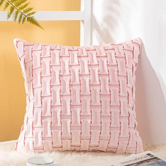 Cushion Cover Solid Colorful Throw Pillow Cases Velvet Gray Couch Pillow Covers Decorative Pillows for Couch Chair Bed Square Home Gray Decoration Cushions For Living Room Bedroom