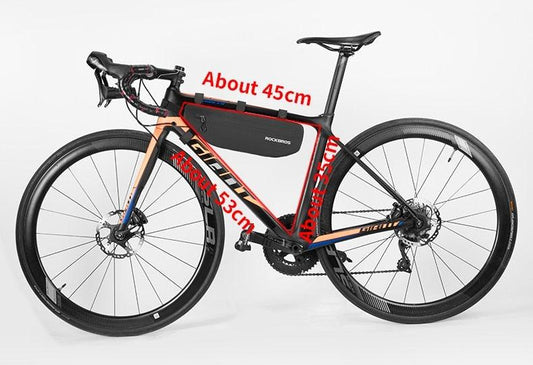 Cycling Bicycle Bags Top Tube Front Frame Bag Waterproof Road Dirt-resistant Bike Accessories Bags Bike Frame Bag Waterproof Bike Elegant Design Bag Bicycle Under Top Tube Bag Corner Pouch Storage Bag For Cycling Accessories