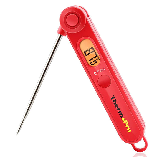 Digital Read Meat Thermometer Best Waterproof Thermometer for Kitchen Cooking Food BBQ Grill And Oil Deep Fry Candy Kitchen Cooking Food Thermometer With Backlight Magnet For Deep Fry Grill Smoker Thermometer