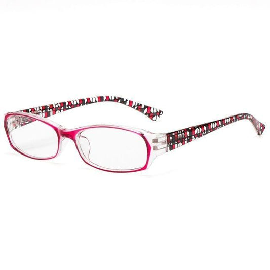 Fashion Print Reading Glasses Women Men Anti Blue Light Glasses Computer Goggles Eye Protection For Men And Women Portable High-definition Lens Retro Magnifier Eyewear Diopter +1.0~+4.0
