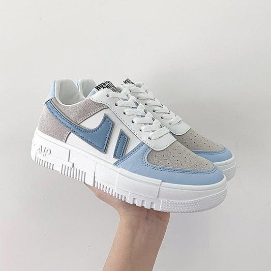 Flats Women's Sneakers Casual Breathable Female Lace Up Woman Comfort Walking Shoes White Women Breathable Sneakers Casual Sports Flat Low Top Sneaker Lace-up Classic Design