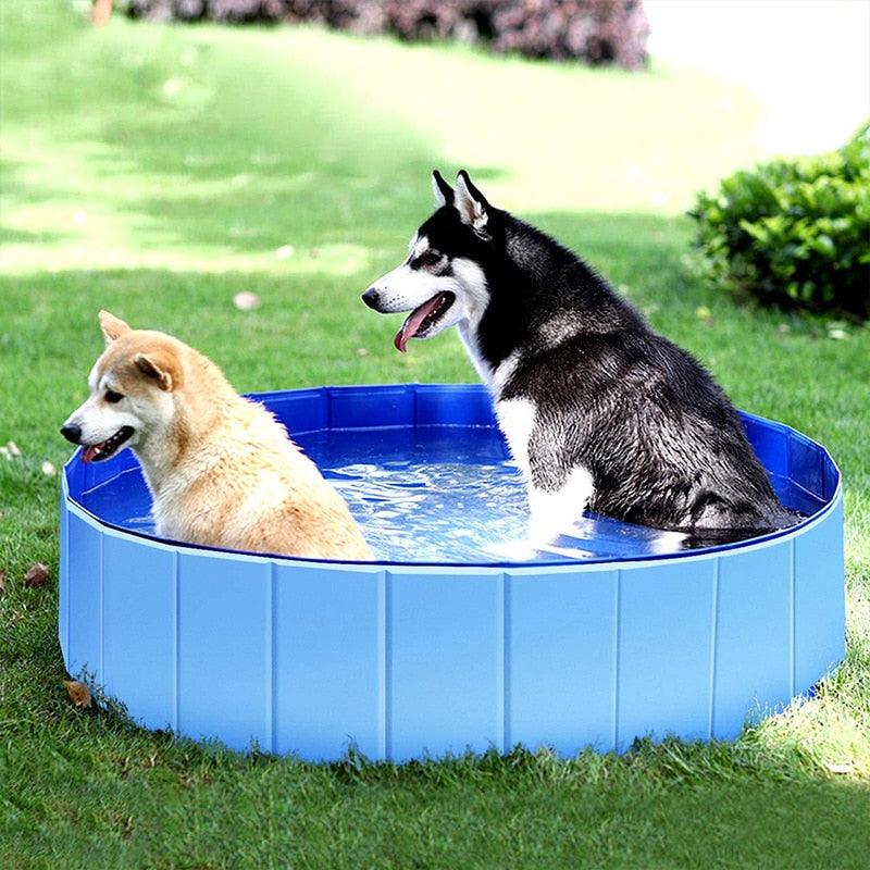 Foldable Pet Bath Pool for Small to Large Sized Dogs Outdoor PVC Swimming Pool Bathing Tub Pool for Dogs Cats and Kids Water Pond Pool for Dogs Cats and Kids in Summer
