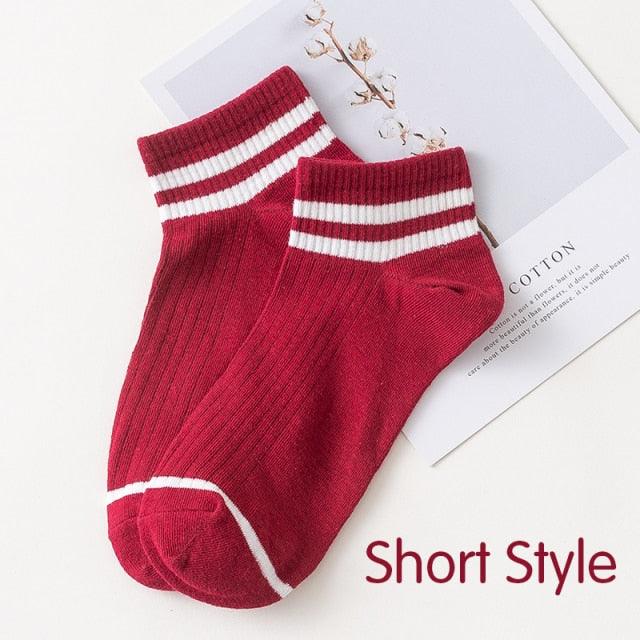 Funny Cute Cotton Crew Socks Women Fashion Colorful Retro Long Socks New Year Christmas Gifts For Men And Women