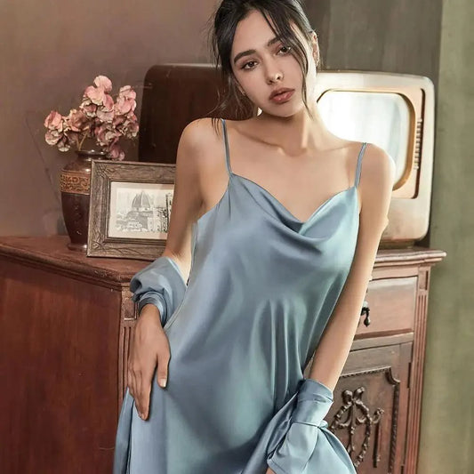 Ladies Fashion Red Soft Short Sleepwear For Women Trendy Women's Comfortable V Neck Bathrobe Bridesmaid Bride Party Robes