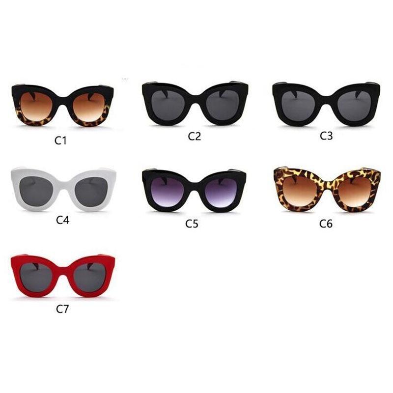 Ladies Fashion Retro Sun Sunglasses For Women Cat Eye Glasses Women/Men Luxury Eyewear For Female Lightweight Frame Glasses For Women Retro Eyewear Unique Style Eyeglasses