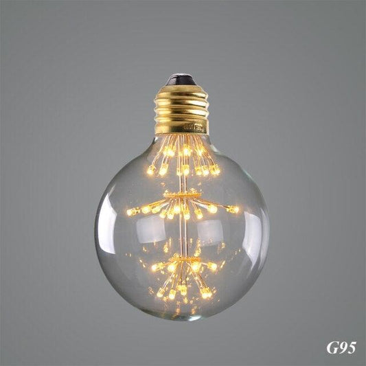 LED Edison Vintage Starry Sky Lamps Firework Non Dimmable Bulbs For Home Christmas Decoration Club Globe Light Bulbs For Bedroom Lamps Pendant Lighting