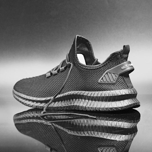 Light Running Comfortable Casual Men's Sneaker Breathable Wear-Resistant Outdoor Walking Men Sport Non Slip Athletic Fashion Sneakers Mesh Workout Casual Sports Sneakers