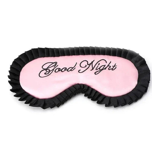 Luxury Women Silk Sleep Eye Mask Soft Ladies Ultra Lightweight Adjustable Strap Eye Mask Night Blindfold